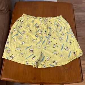 SpongeBob sleep shorts